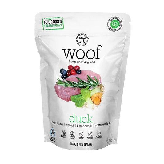 NZ Natural Pet Food Co - Freeze Dried - Food - Woof - Duck-280g