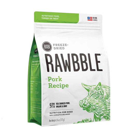 BIXBI - Freeze Dried Rawbble - Freeze Dried Pork-12oz
