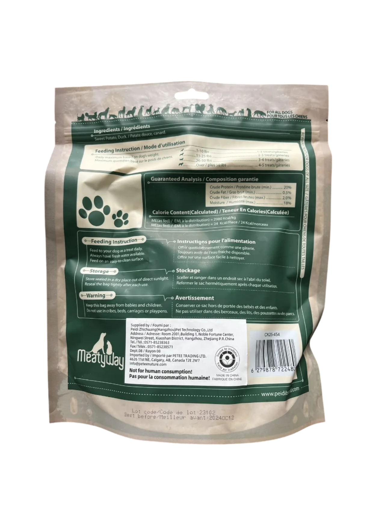 MeatyWay-Freeze Dried-Sweet Potato Duck Recipe