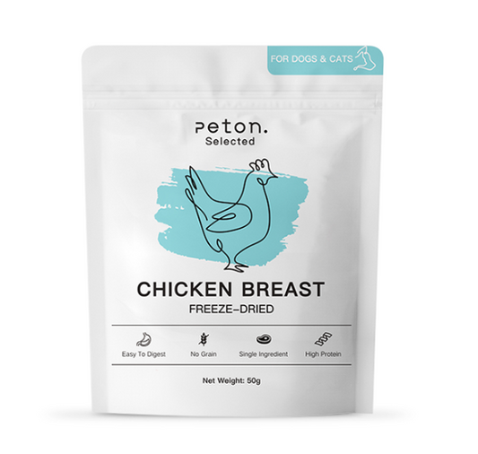 Poitrine de poulet lyophilisée Peton 30g
