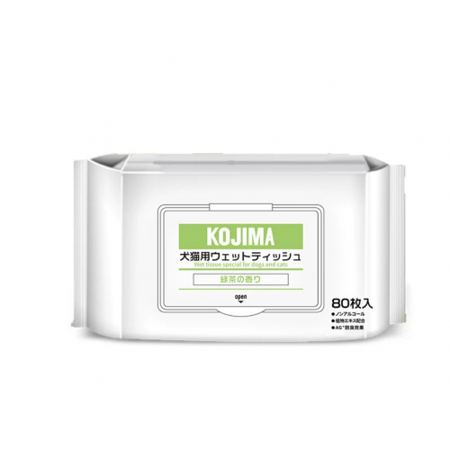 KOJIMA-Lingettes Nettoyantes-Thé Vert*80