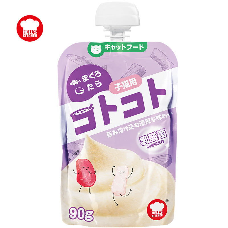 Hell’s Kitchen-Cat Tasty Paste-Tuna&Cod-Kitten 90g