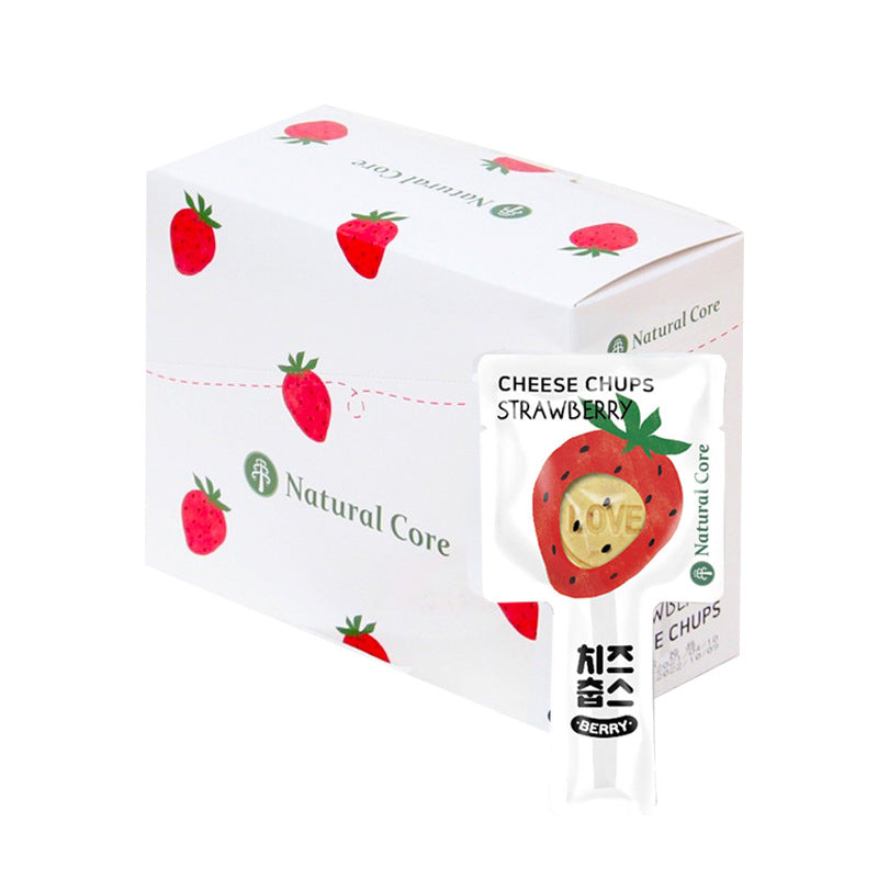Natural Core-Cheese Chups-Strawberry Box*10