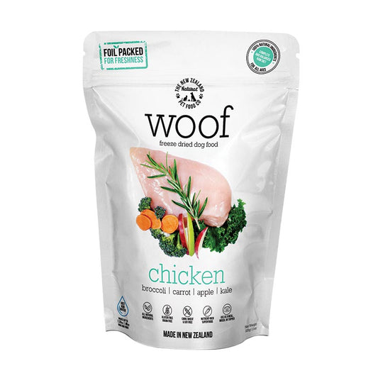 NZ Natural Pet Food Co - Freeze Dried - Food - Woof - Chicken-280g