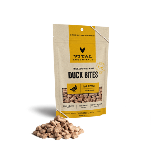 Vital Essentials - Dog GF Freeze-Dried Duck Treats-2oz