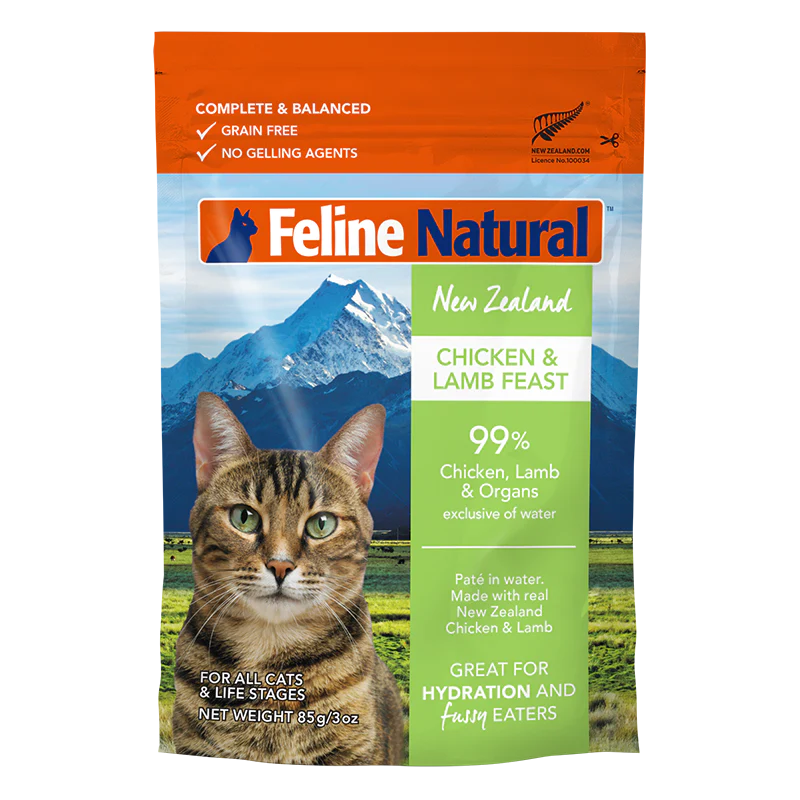 K9 Natural - Feline - Chicken & Lamb Feast Pouch 85g