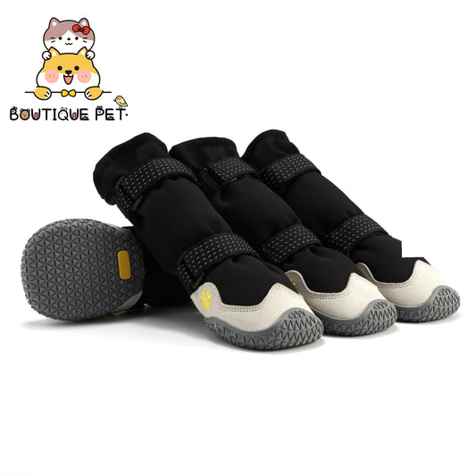 Non-Slip Winter Dog Boots-High Top