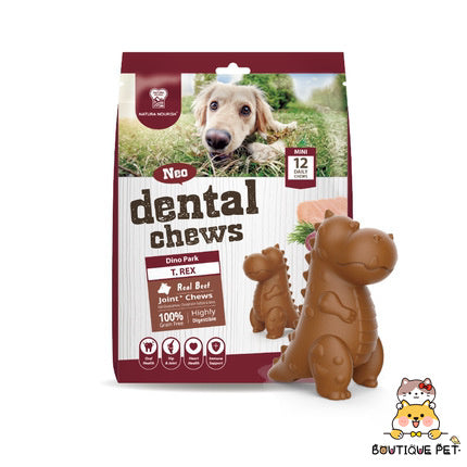 Natura Nourish-Dental Chews-T.Rex-Beef