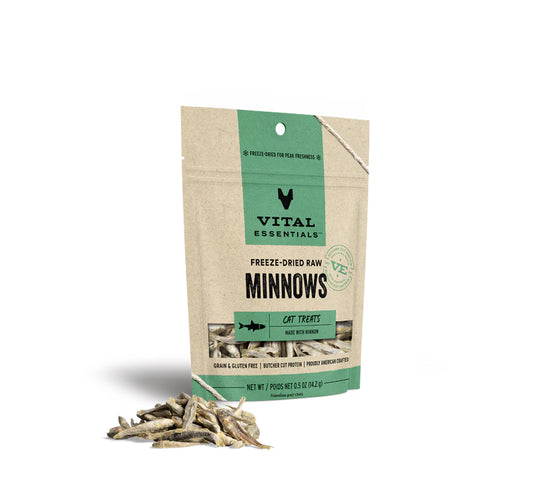 Vital Essentials - Cat GF Freeze-Dried Minnows Treats-0.5oz