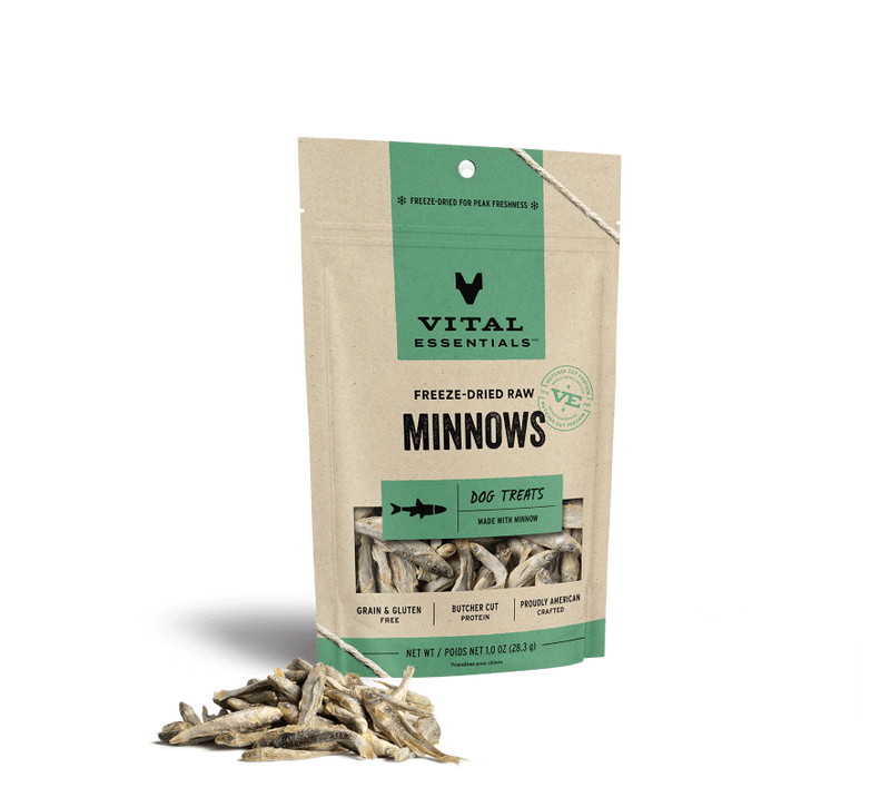 Vital Essentials - Dog GF Freeze-Dried Minnows Treats-1oz