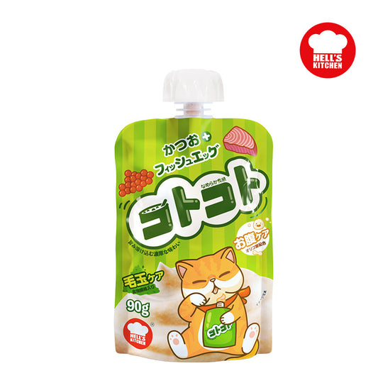Hell's Kitchen-Cat Tasty Paste-Bonito Roe 90g