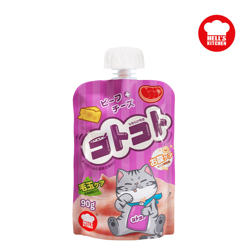 Hell's Kitchen-Cat Tasty Paste-Thick Beef&Cheese 90g
