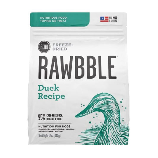 BIXBI - Freeze Dried - Rawbble - Duck-12 oz