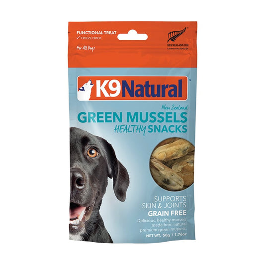 K9 Natural - Friandises aux moules à lèvres vertes - Lyophilisées