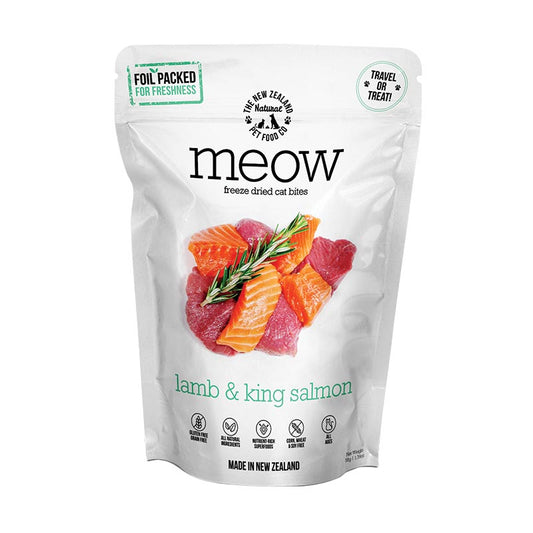 NZ Natural Pet Food Co - Lyophilisé - Friandises - Meow - Agneau et Saumon