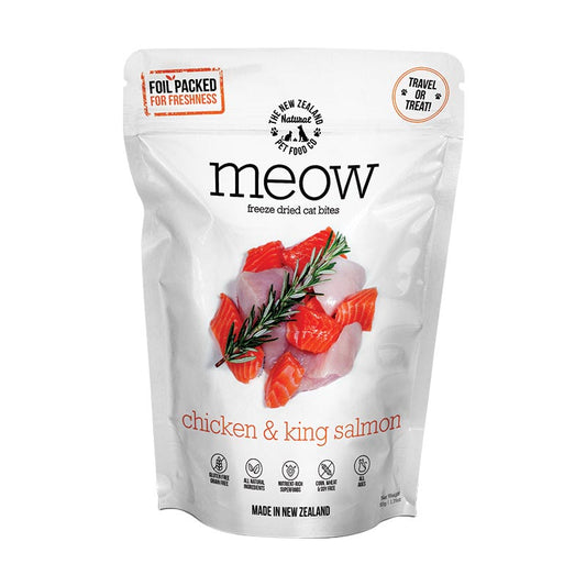 NZ Natural Pet Food Co - Lyophilisé - Friandises - Meow - Poulet et Saumon