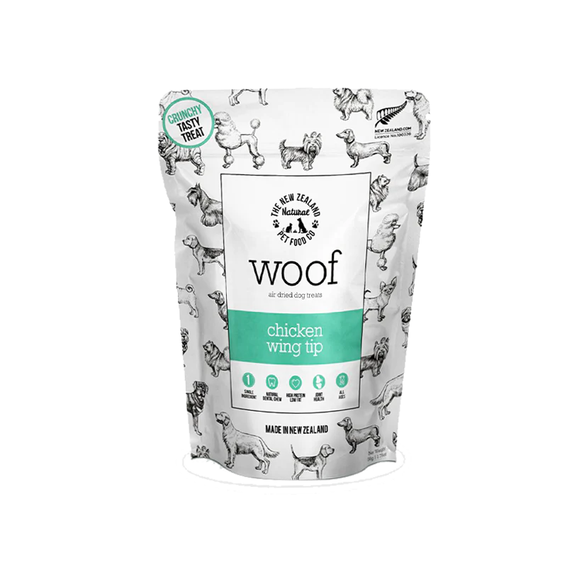 NZ Natural Pet Food Co - Treats - Woof - Chicken Wing Tip 50g